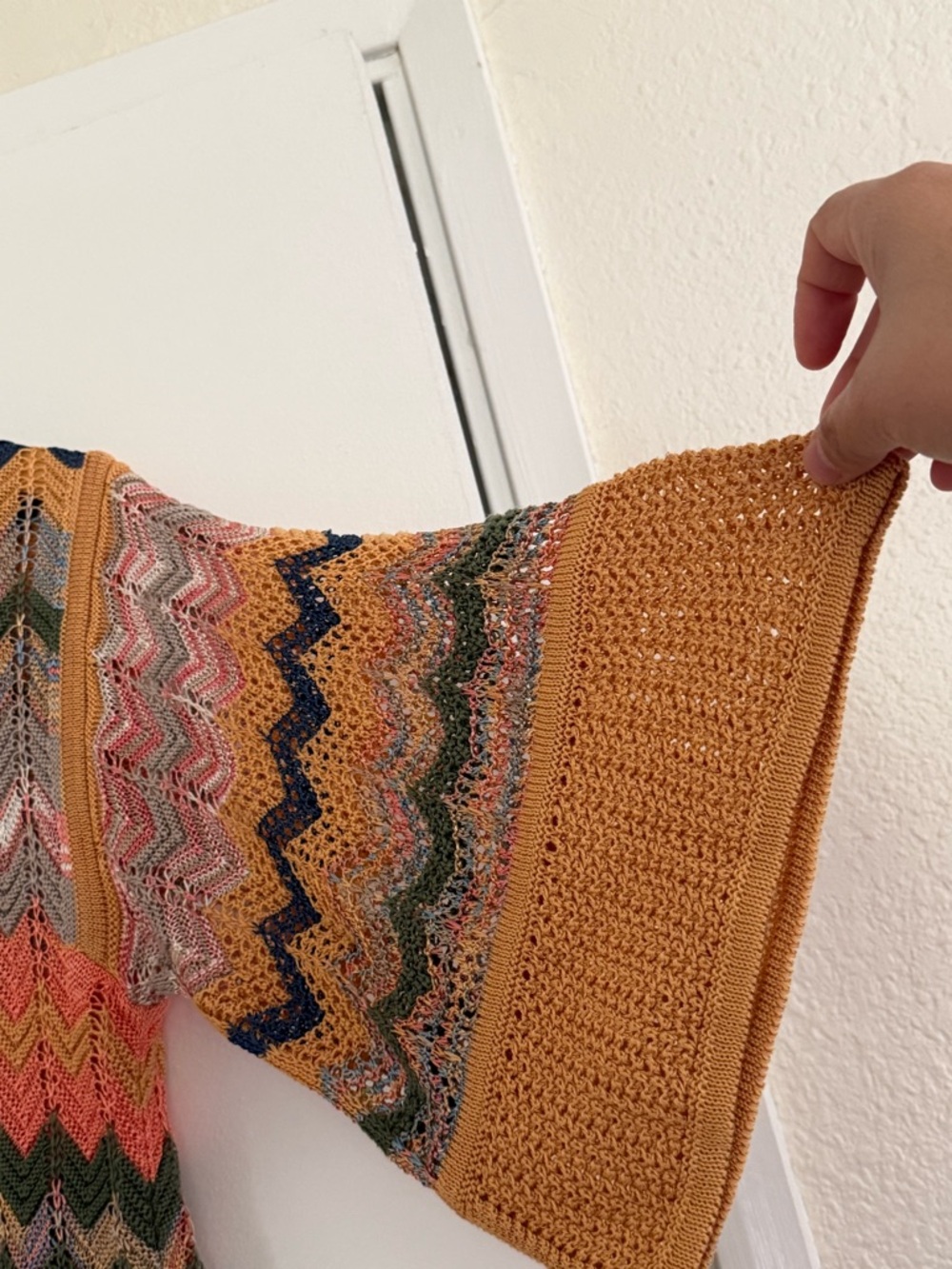 Missoni Multicolor Zigzag Knit Tunic in Mustard Accent - Picture 9 of 16